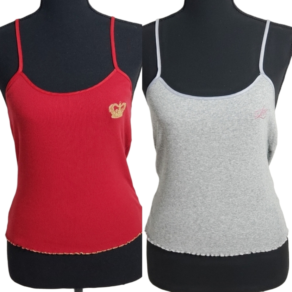 Victoria's Secret. Satin Ribbed Lounge Camisoles